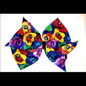 Large Among Us Bow✨✨FREE SHIPPING ON 5 OR MORE BOWS✨✨